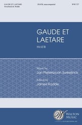 Gaude et Laetare SSATB choral sheet music cover